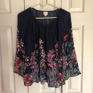 NWT Merona Bell SleeveBlouse Size S